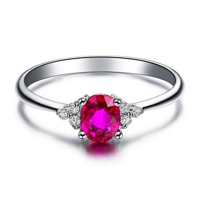 Pink stone ring 2