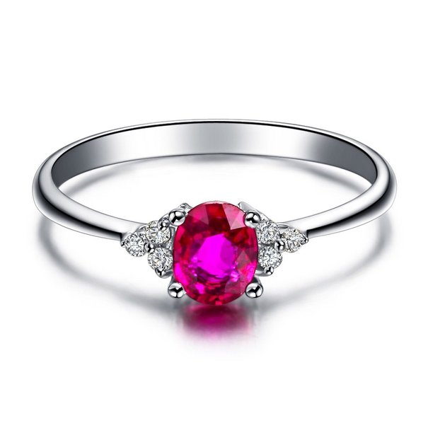 Pink stone ring 2