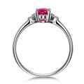 Bague pierre rose 2