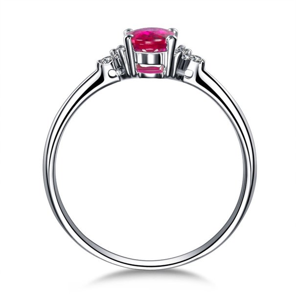 Pink stone ring